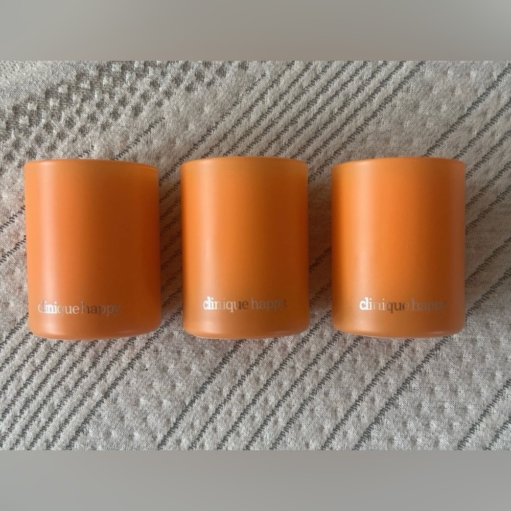 LIMITED EDITION
3x Clinique Happy Scented Home Candle 2.5 Inch New Without Box